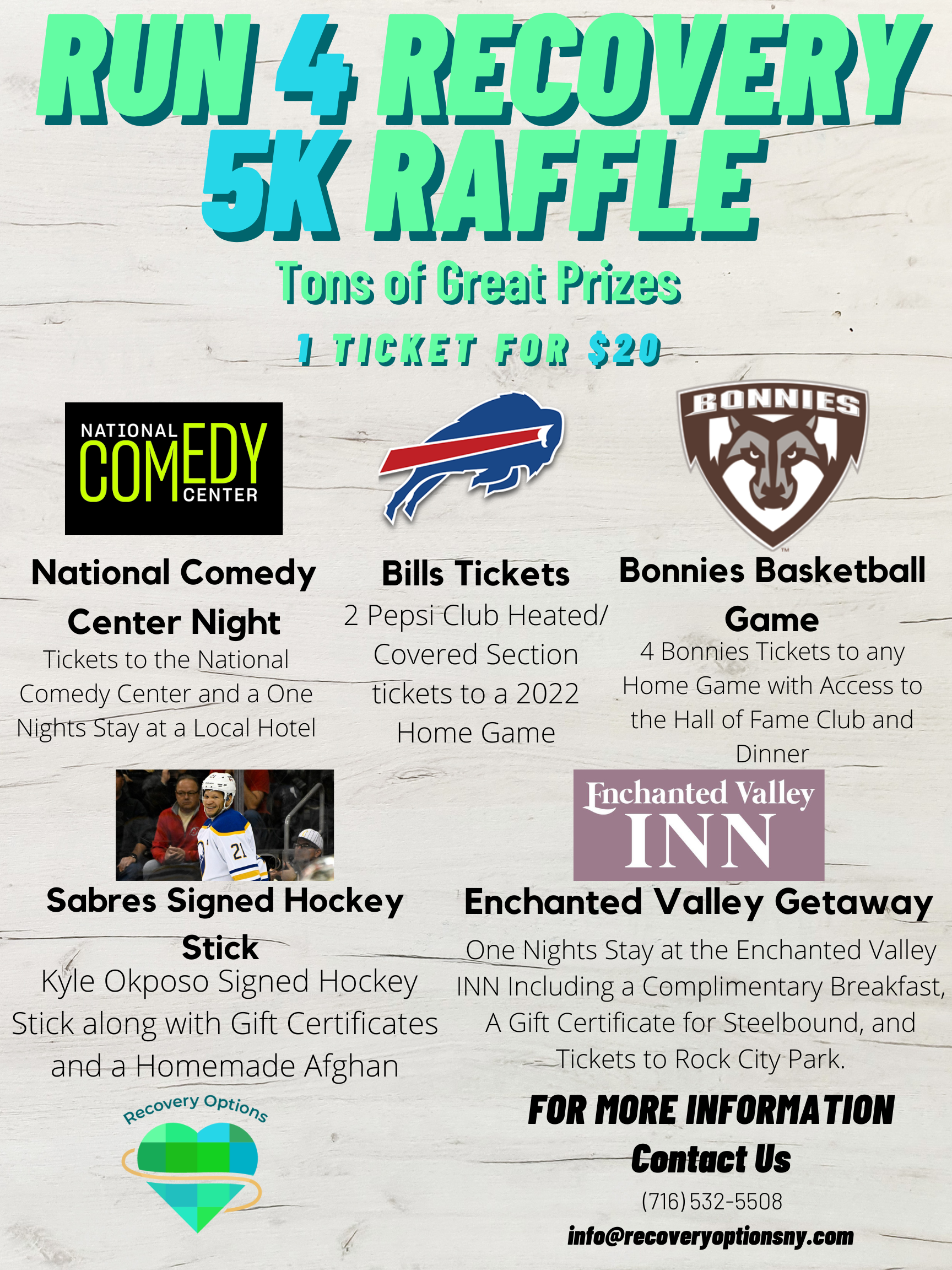 run for recovery 5k raffle